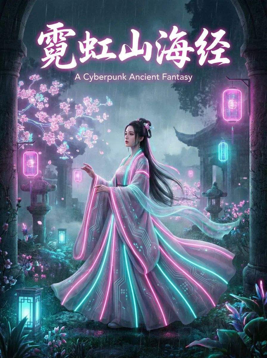 调教家政妇无羞版全集 古风奇缘短剧 - 霓虹山海经海报